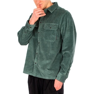 IRIEDAILY Мъжка риза с копчета Iriedaily Bubble Cord Shirt - Cool Jungle - размер M (033-2414-0113)