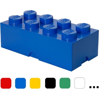 LEGO® úložný box 8 25 x 50 x 18 cm čierna