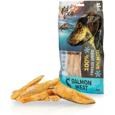 KidDog SUPER PREMIUM 100% losos - kusy čistého masa sušené mrazem 50 g