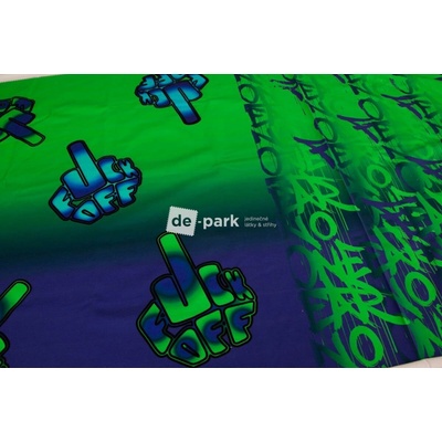 de-park Teplákovina - panel Fuck off