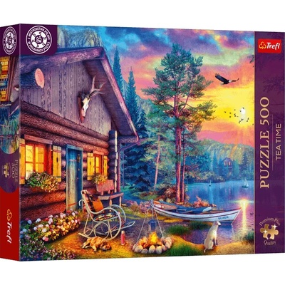 Trefl Пъзел Trefl от 500 части - Хижа по залез (37617)