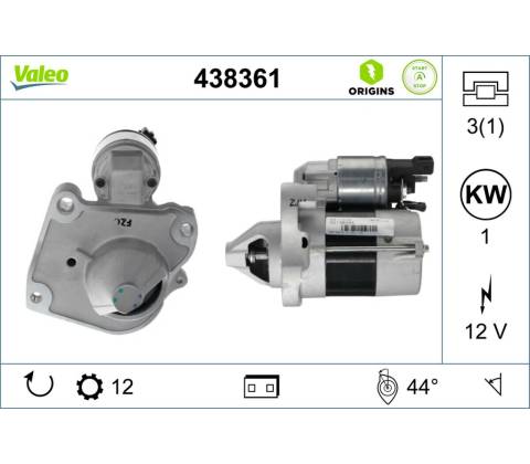 Štartér VALEO 438361