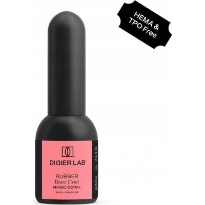 Didier Lab Kaučuková báze pod hybridní laky, Magic Coral, 10 ml