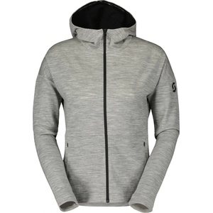 Scott Дамски вълнен пуловер Scott Women's Hoody Commuter Merino Cycling jacket - Grey Melange (105-7789-0212)