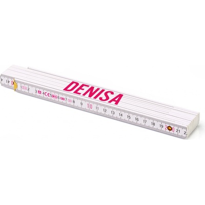 Metrie Skládací metr Block 52 Se jménem Denisa 2 m