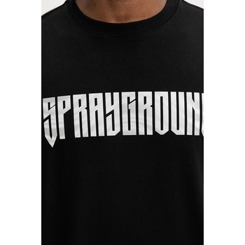 Sprayground Памучна тениска Sprayground в черно с принт SP695BLK (SP695BLK)
