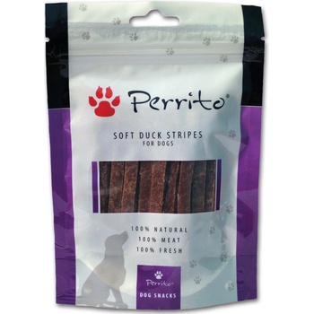 Perrito Soft Duck Jerky Stripes 100 g