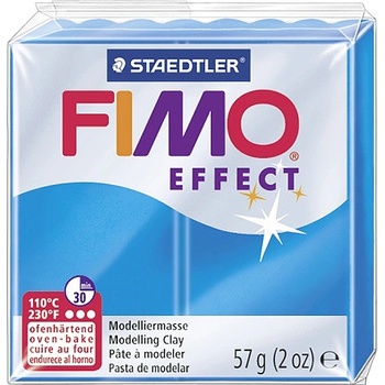 Fimo Modelovací hmota Effect priehľadná modrá 56 g