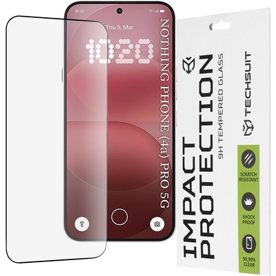 Techsuit Стъклен протектор за Nothing Phone (4a) Pro - 111D Full Cover - Techsuit - Черен