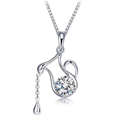 Silenti Jewelry Сребърно колие "Водолей