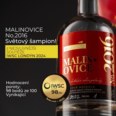 Martenz Malinovica No.2016 45% 0,5 l ( čistá fľaša )