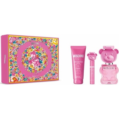 Moschino Toy 2 Bubble Gum EDT 100 ml + Moschino Toy 2 Bubble Gum EDT 10 ml + Moschino Toy 2 Bubble Gum telové mlieko 100 ml