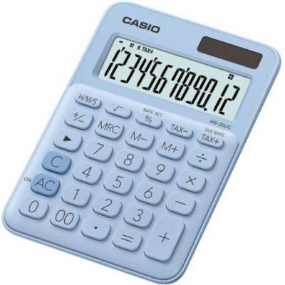 CASIO Kalkulačka MS-20UC světle modrá