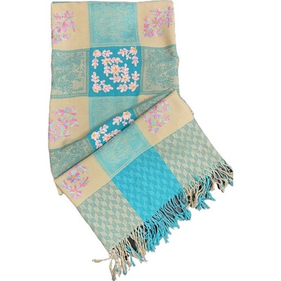 Top textil ručně vyšívaná šála