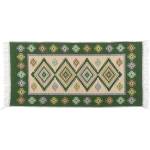 Multidecor Двулицев ориенталски килим KILIM 80x150 cm зелен/бежов (MU0020)