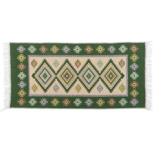 Multidecor Двулицев ориенталски килим KILIM 80x150 cm зелен/бежов (MU0020)