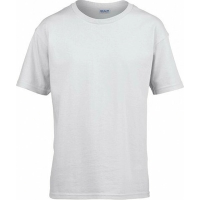 Gildan bavlněné měkké tričko Softstyle bílá