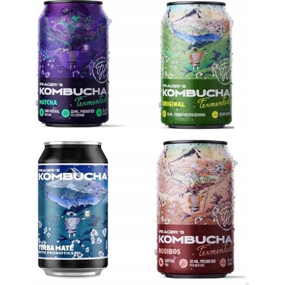 Prager´s Kombucha Rooibos 330 ml – Zboží Dáma