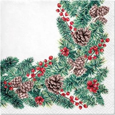 Paw Ubrousky L Winter Branches 33x33cm