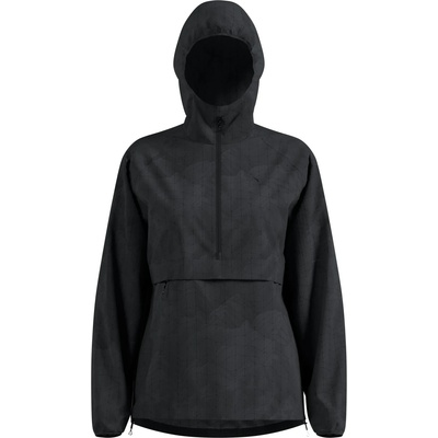 Odlo Дамско яке за бягане Odlo Women's Zeroweight Print Jacket Running jacket - Black (128-0647-0112)