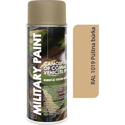 Deco Color Military Paint púštna búrka RAL 1019 400 ml - kamuflážny sprej