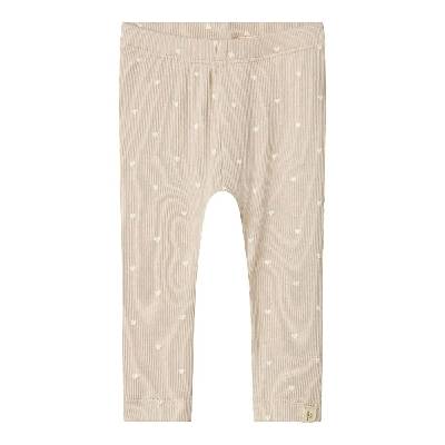 Клин Name it Gago Slim Lil Atelier leggings - Beige (Gray Morn / Heart)