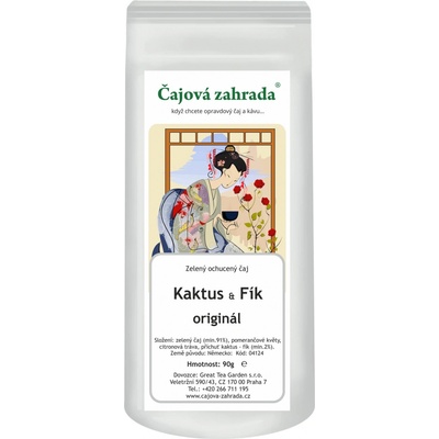 Čajová zahrada Kaktus & Fík zelený ochucený čaj 1 kg