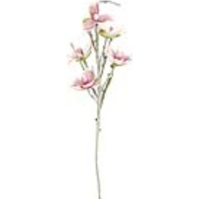 Větvička magnolie, bílo-růžová, 100 cm