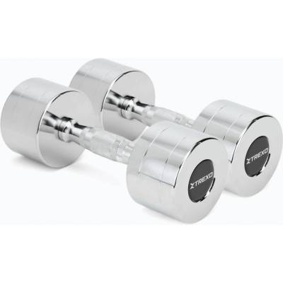 XTREXO Chromované činky 2 x 7 kg