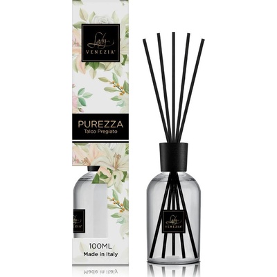 Lady Venezia Purezza Bílé květy aroma difuzér s tyčinkami 100 ml