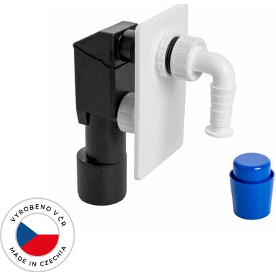 CERANO Sifón práčka/umývačka podomietkový - plast - DN40/50 - biely