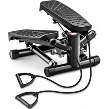 Fitness stepper s expandérmi čierna