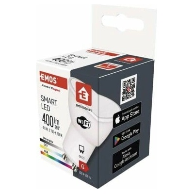 Emos Lighting Chytrá LED žárovka GoSmart MR16 GU10 4,8 W 35 W 400 lm RGB stmívatelná Wi-Fi