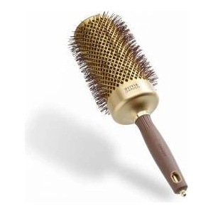 Olivia Garden Expert Blowout Speed Ceramic Round Brush, Gold & Brown, 65 mm - ID2173