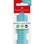 Faber-Castell Линеал, пластмасов, нечуплив, 30 см, FABER-CASTELL "Sparkle", смесени цветове 172030 (172030)