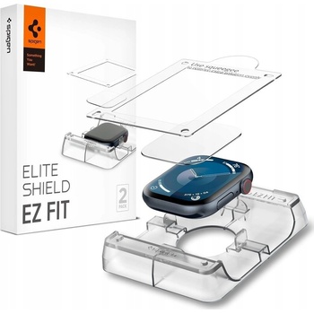Spigen Протектор за екран Spigen Elite Shield Ez Fit, комплект от 2, прозрачен, за Apple Watch 10 (46 mm) (AFL08579) (AFL08579)