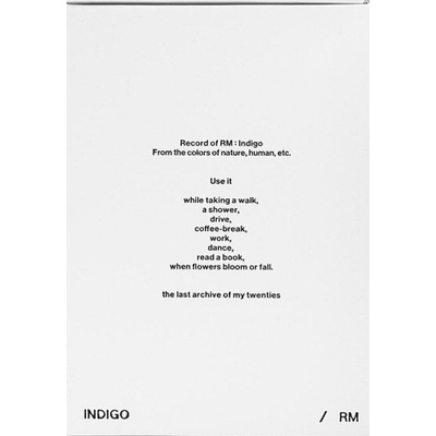 RM - BTS - Indigo - Book Edition CD