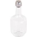 PRACTIC Skleněná karafa na koření, 150 ml, stříbrné víčko transparentní