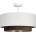BELIS Плафон NATIA 1xE27/60W/230V диаметър 45 см бял/кафяв (BE1011)