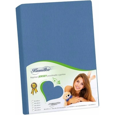 Bellatex prostěradlo Jersey tmavě modré 120x200