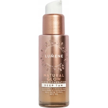 Lumene Natural Glow rozjasňující make-up pro přirozený vzhled SPF20 5 Deep Tan 30 ml
