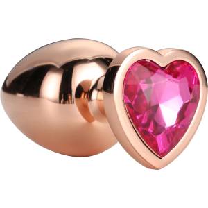 DreamToys Gleaming Love Plug Rose Gold Medium