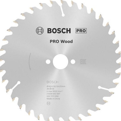Bosch pilový kotouč Optiline Wood 160x20 36WZ 2608640597