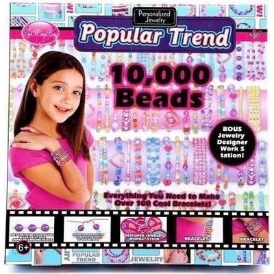 FunPlay 5457 Navlékací korálky vícebarevné, 10 000 ks