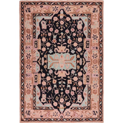 Flair Rugs Wool Loop Blossom Pink/Black Ružová
