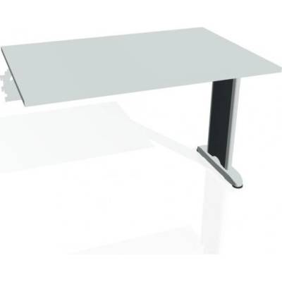 Hobis Rokovací stôl Flex, 120x75,5x80 cm, sivý/kov