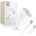Tech-Protect Комплект зарядно и кабел с Lightning за IOS от Tech-Protect NC20W - Бяло (5906302362899)