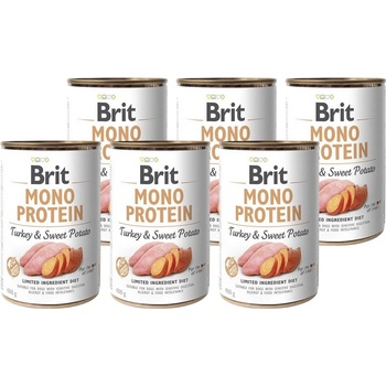 Brit mono protein пуйка и сладки картофи 6x400г