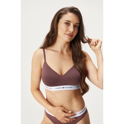 Tommy Hilfiger Signiture Micro Bralette kakaová