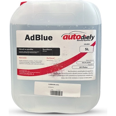 AUBB AdBlue bez hubice 5 l